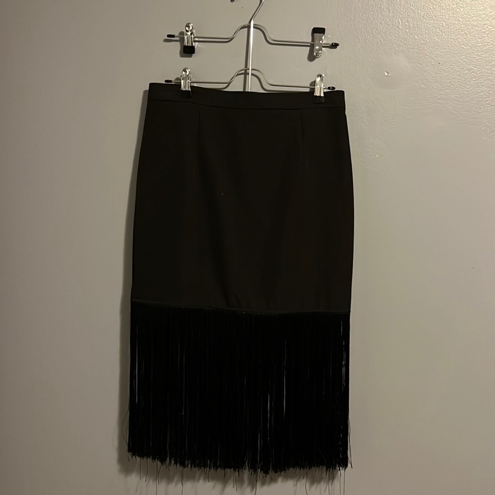 Forever21 - Black Fringe Skirt - Size M